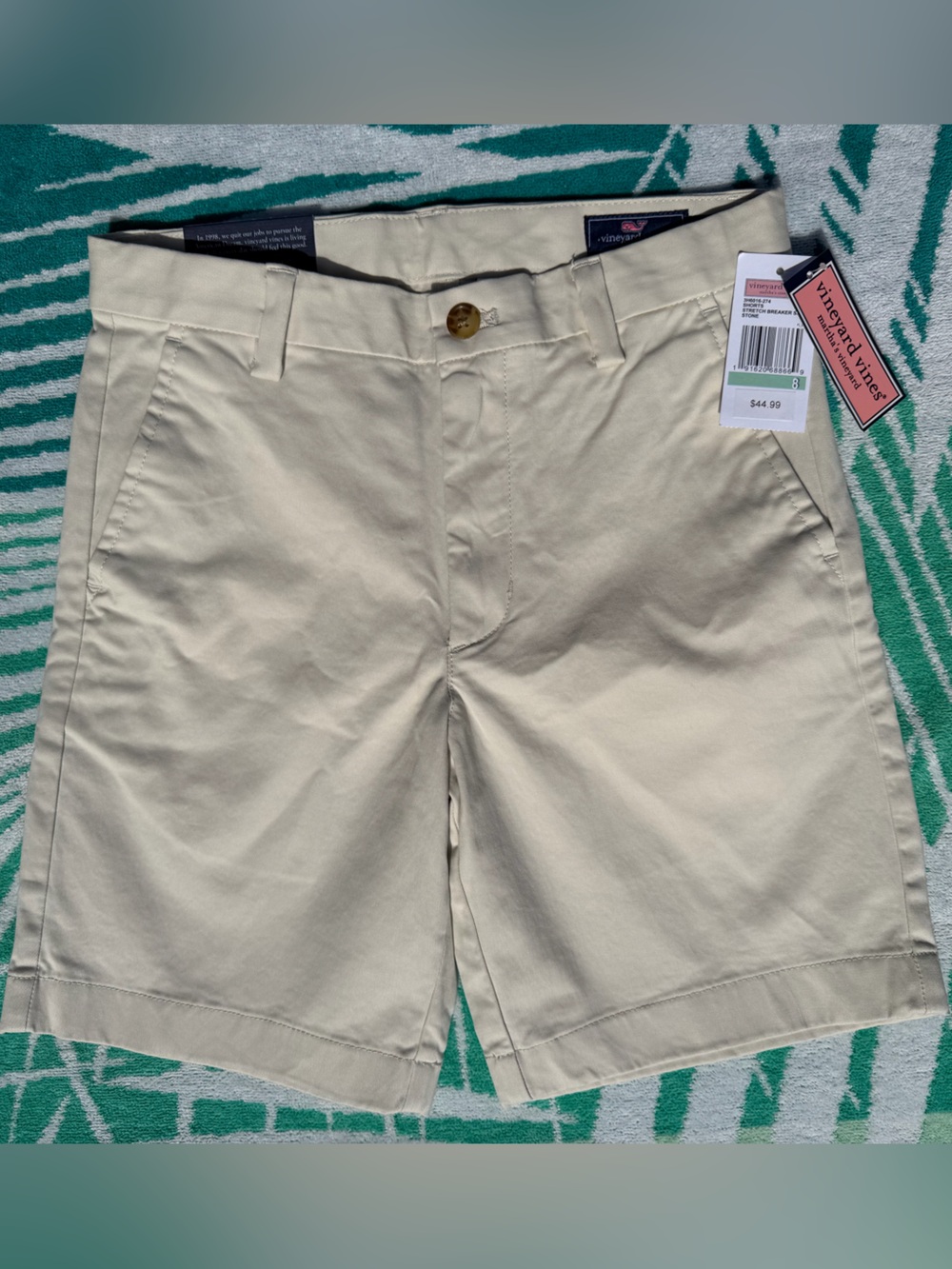 Vineyard Vines Boys Khaki Beige Shorts